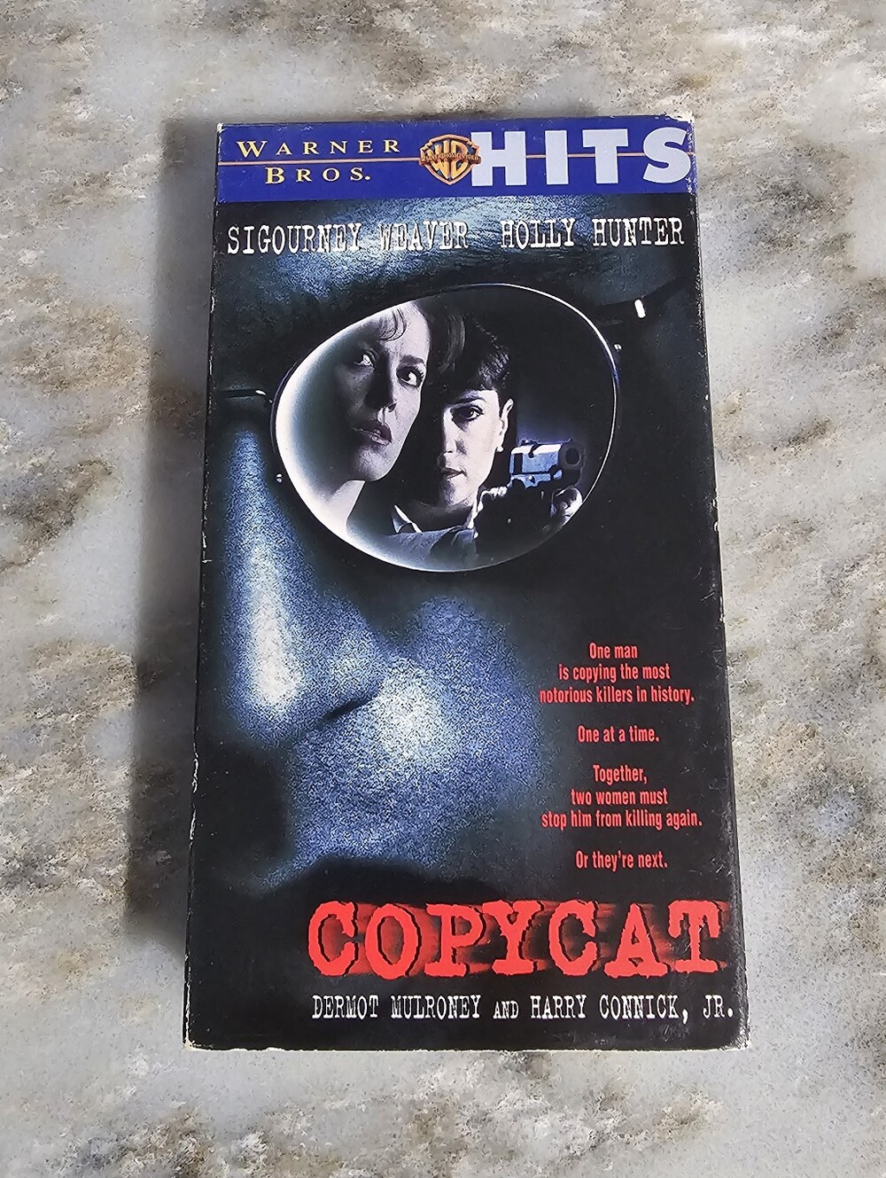 Copycat VHS 1995 Warner Bros Hits Sigourney Weaver Holly Hunter Thriller Movie